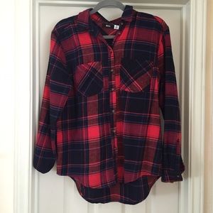 BDG plaid flannel button up from Urban Outfitters