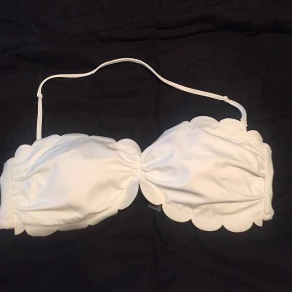 Scalloped vs PINK bikini top