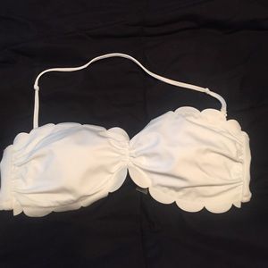 Scalloped vs PINK bikini top