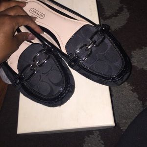 Coach shoes never worn bought from Macy's