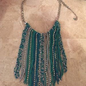 Statement strand necklace