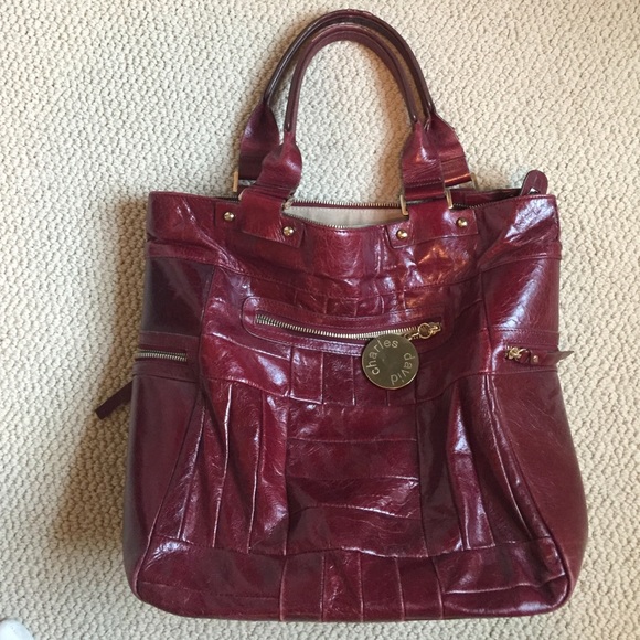 Charles David large tote bag