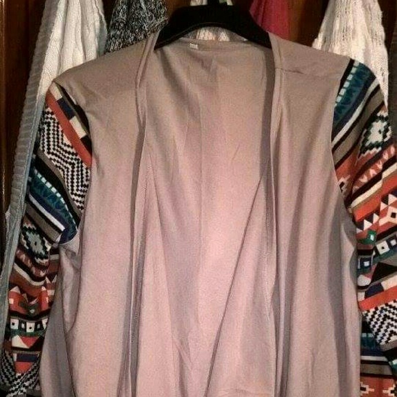 Tan aztec cardigan