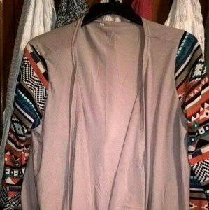 Tan aztec cardigan