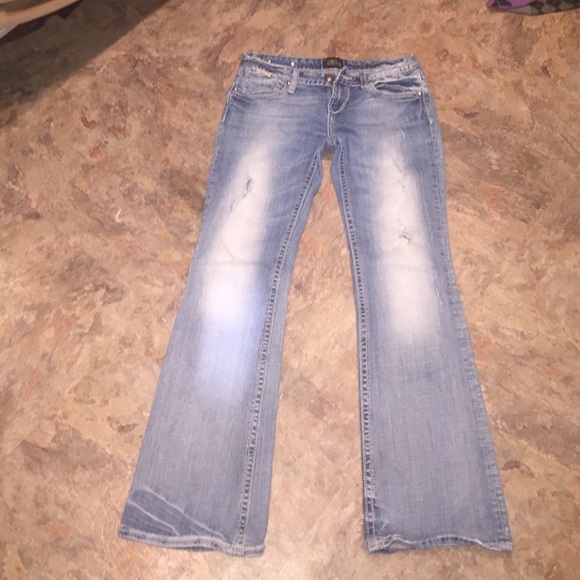 Rerock jeans by express BOOT size 8r