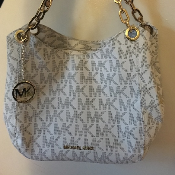 White MK Handbag.