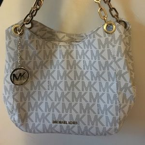White MK Handbag.