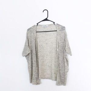🔵selling on MERCARI: Grey speckled cardigan