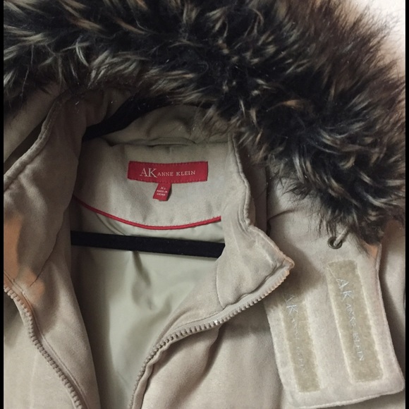 • ANNE KLEIN Women Puffer Down Jacket Tan Size XL - Picture 2 of 4