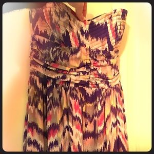 Parker (S) strapless flare dress