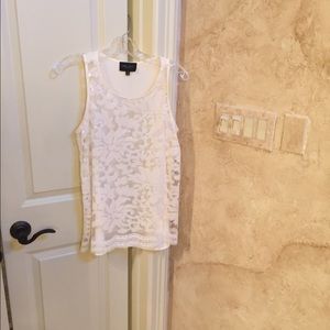 PRICE REDUCED Cream lace top