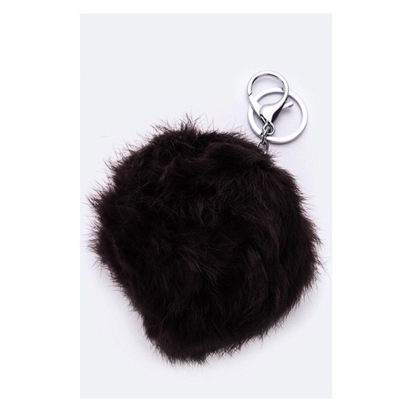 🆕2 for $20 / Brown PomPom Key Bag Charm