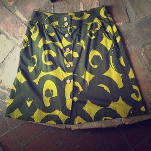 marimekko for Anthropologie skirt.