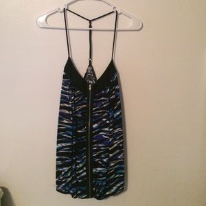 Multicolored Sleeveless Top with Adjustable Straps