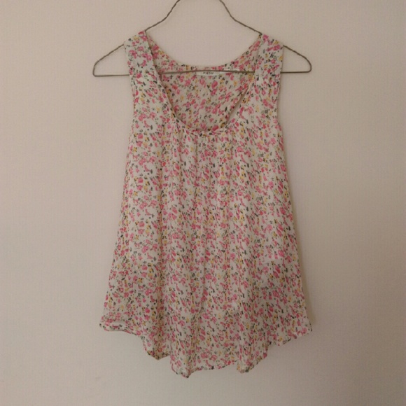 Floral tank top