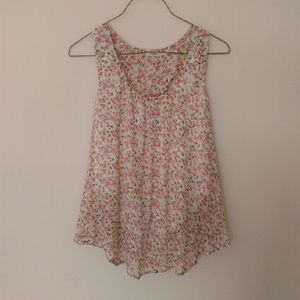 Floral tank top