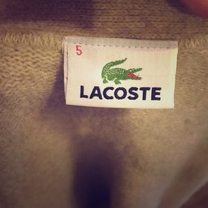 Lacoste tan grandpa sweater