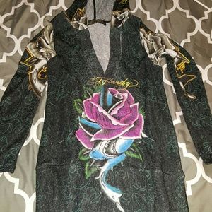 Ed Hardy poolside/beach cover up