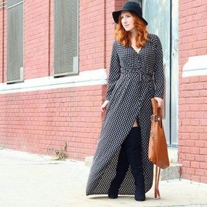 Wrap maxi dress