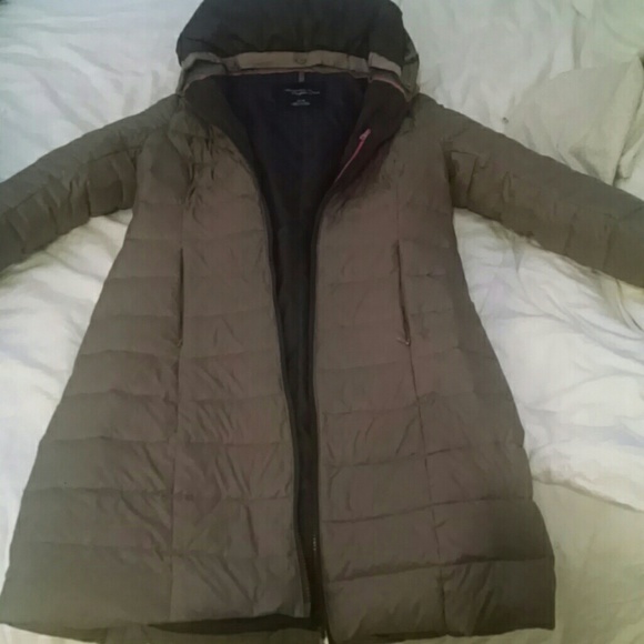 Beige winter coat