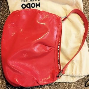 Patten Leather, Coral, Hobo shoulder bag