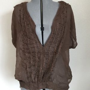 Free People One spring shirt