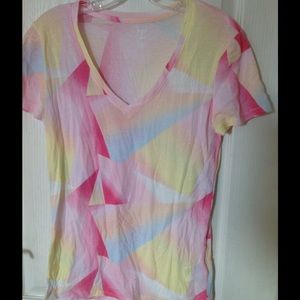 Urban outfitters brand T shirt, pastel colors, M