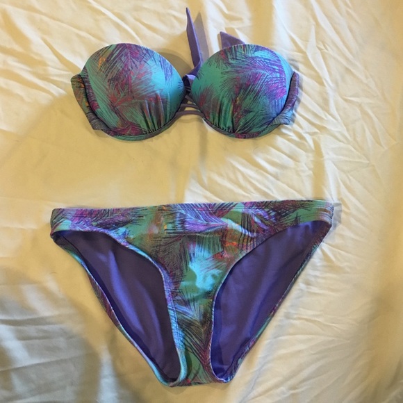 Gorgeous peacock bikini