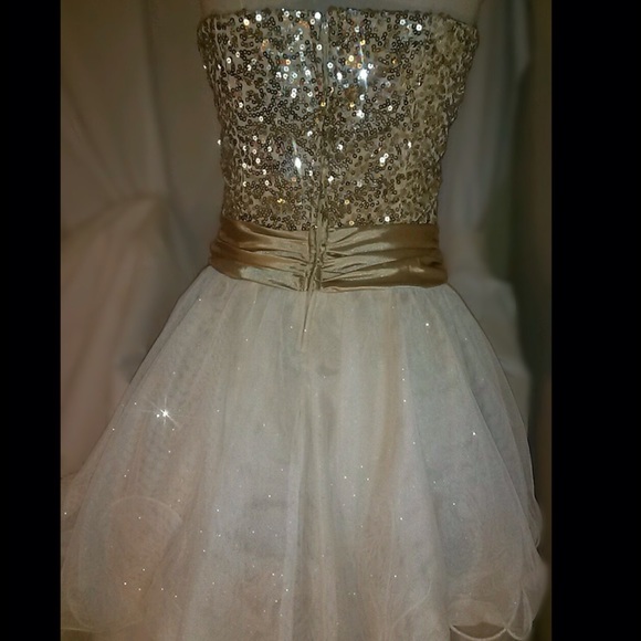 Speechless Sequenced Prom Dress - Picture 3 of 4