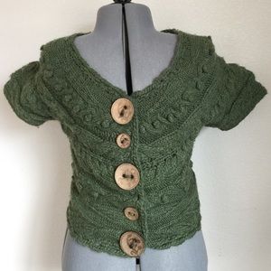 Anthropology sleeping on snow crop sweater