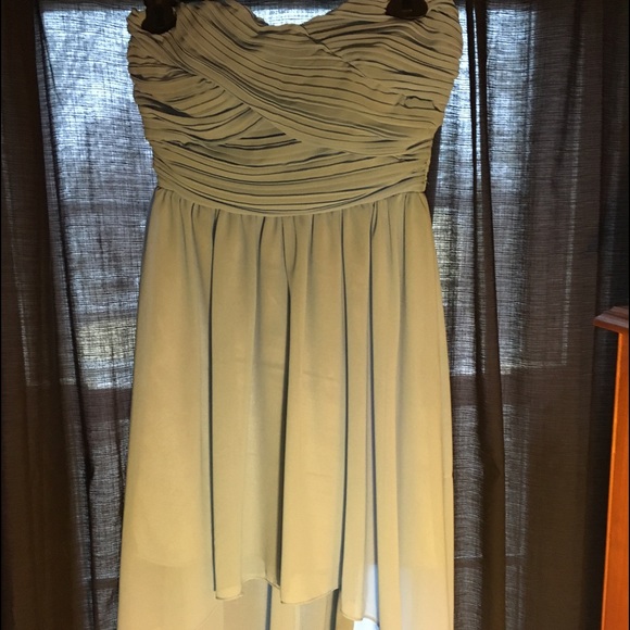 High-low formal dress