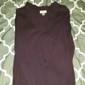 Loft maroon sweater