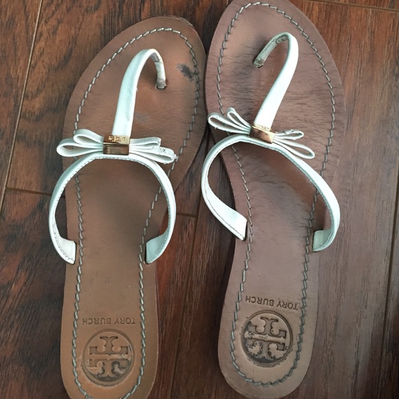 Tory burch flip flops size 6.5