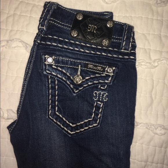 Miss Me Denim - MISSME JEANS: S 24. thick white stitch
