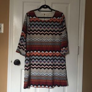 Everly tribal print dress