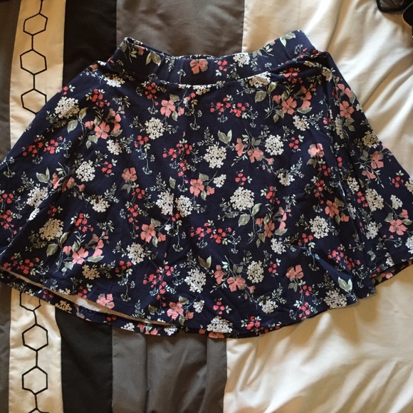 Floral skater skirt