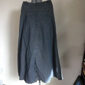 Free people jean skirt