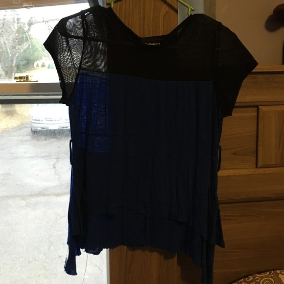 Blue dressy shirt