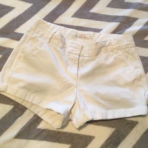 Cute White J Crew shorts!