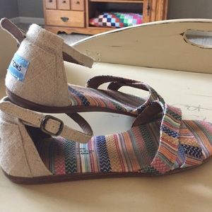 TOMS Sandals. Size 7.
