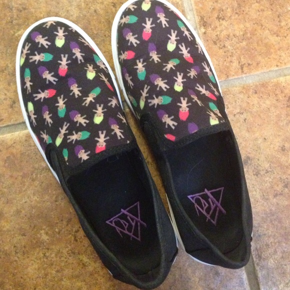 Troll Doll Slip-On Sneakers