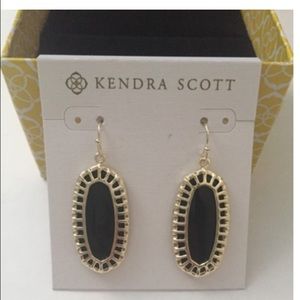 💠Kendra Scott💠 Dayla Oblong Drop Black Earrings