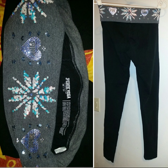 Victoria's secret pink yoga legging fair isle pant - Picture 3 of 4