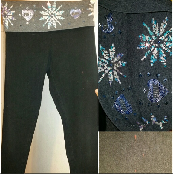 Victoria's secret pink yoga legging fair isle pant - Picture 4 of 4