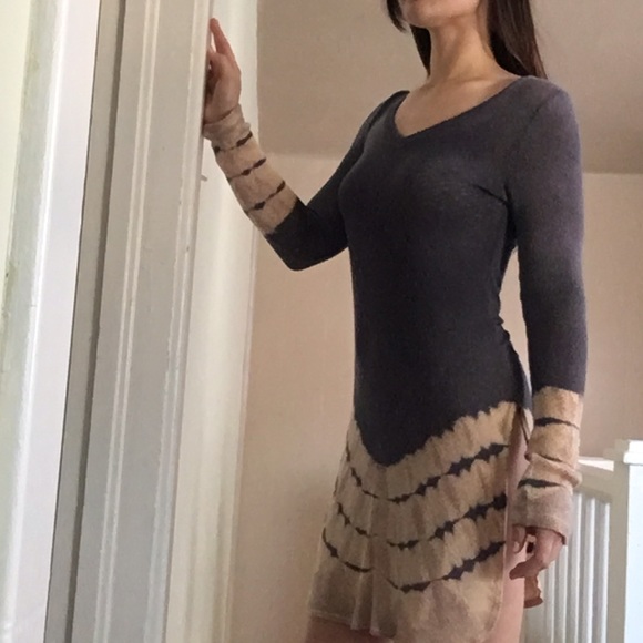 Knitted Tie-Dye Dress
