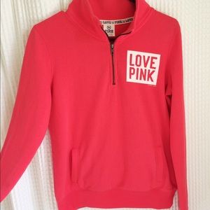 PINK Quarter Zip Hoodie