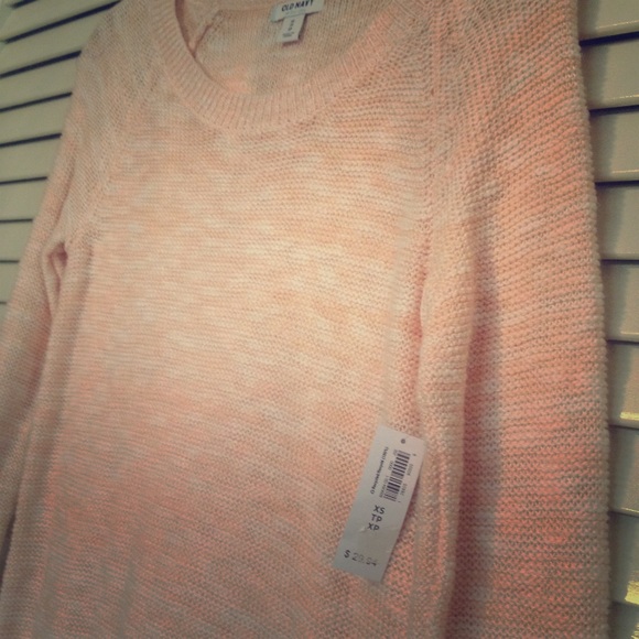 Peachy marled ON sweater