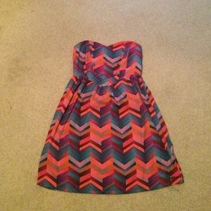 Billabong Strapless Multicolored Dress