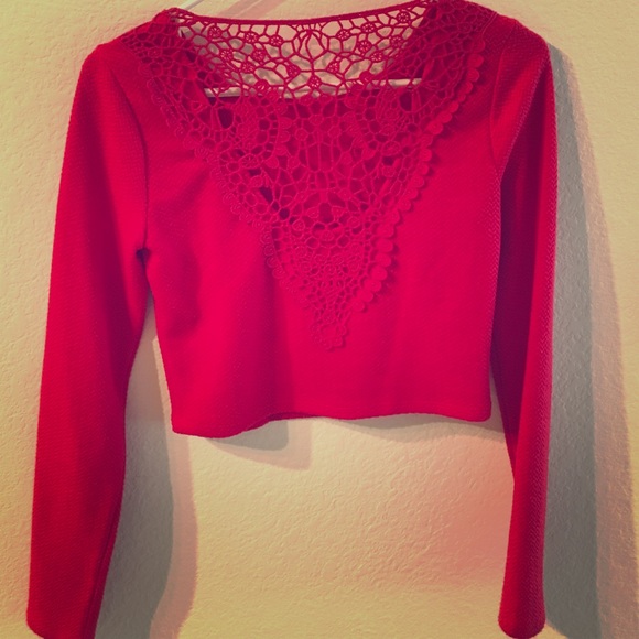 Crop top sweater