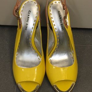 Yellow Gianni Bini Heels
